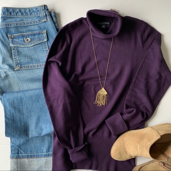 SOLD-Banana Republic | Turtleneck Silk Cashmere - Picture 8 of 8